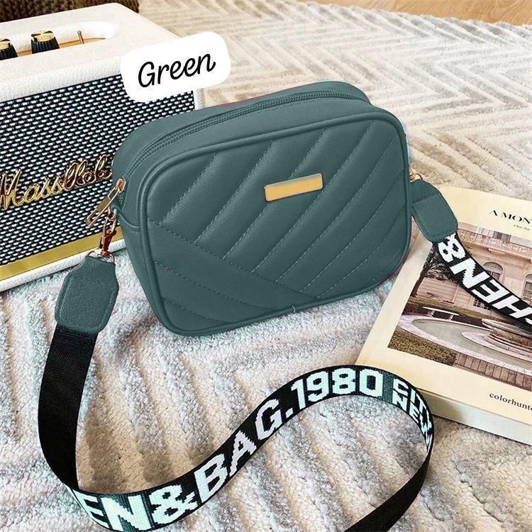 Fashion Wide Strap Shoulder Bag