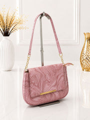 Marble Glossy Shoulder Bag for Women