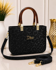Textured Crossbody Tote Bag