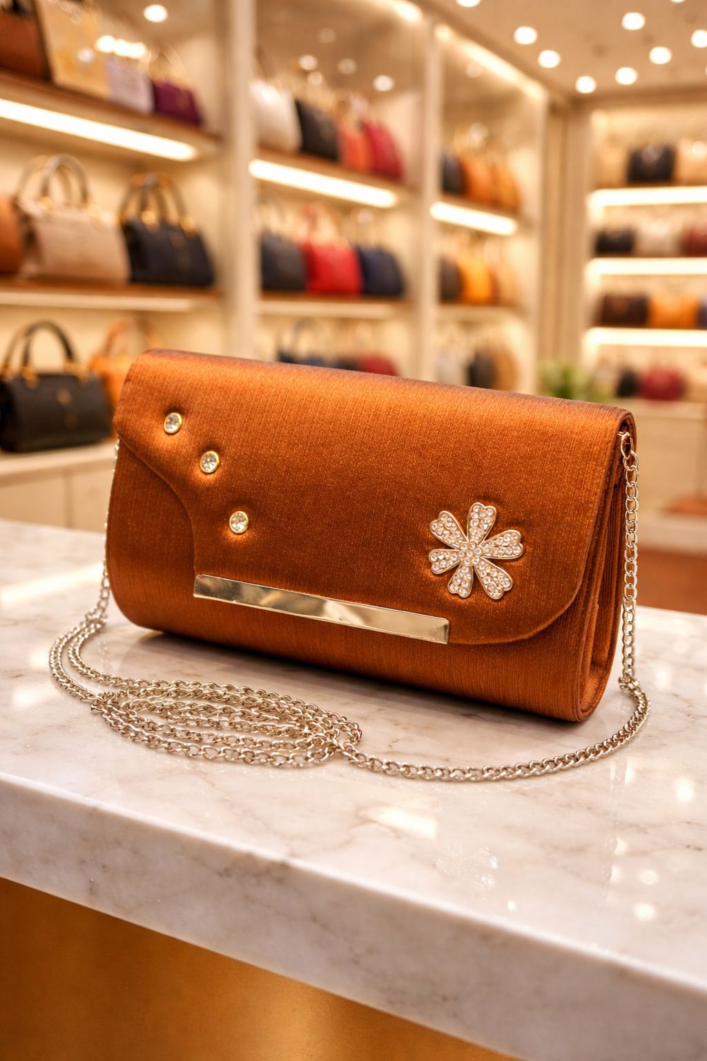 Stylish Floral Party Clutch