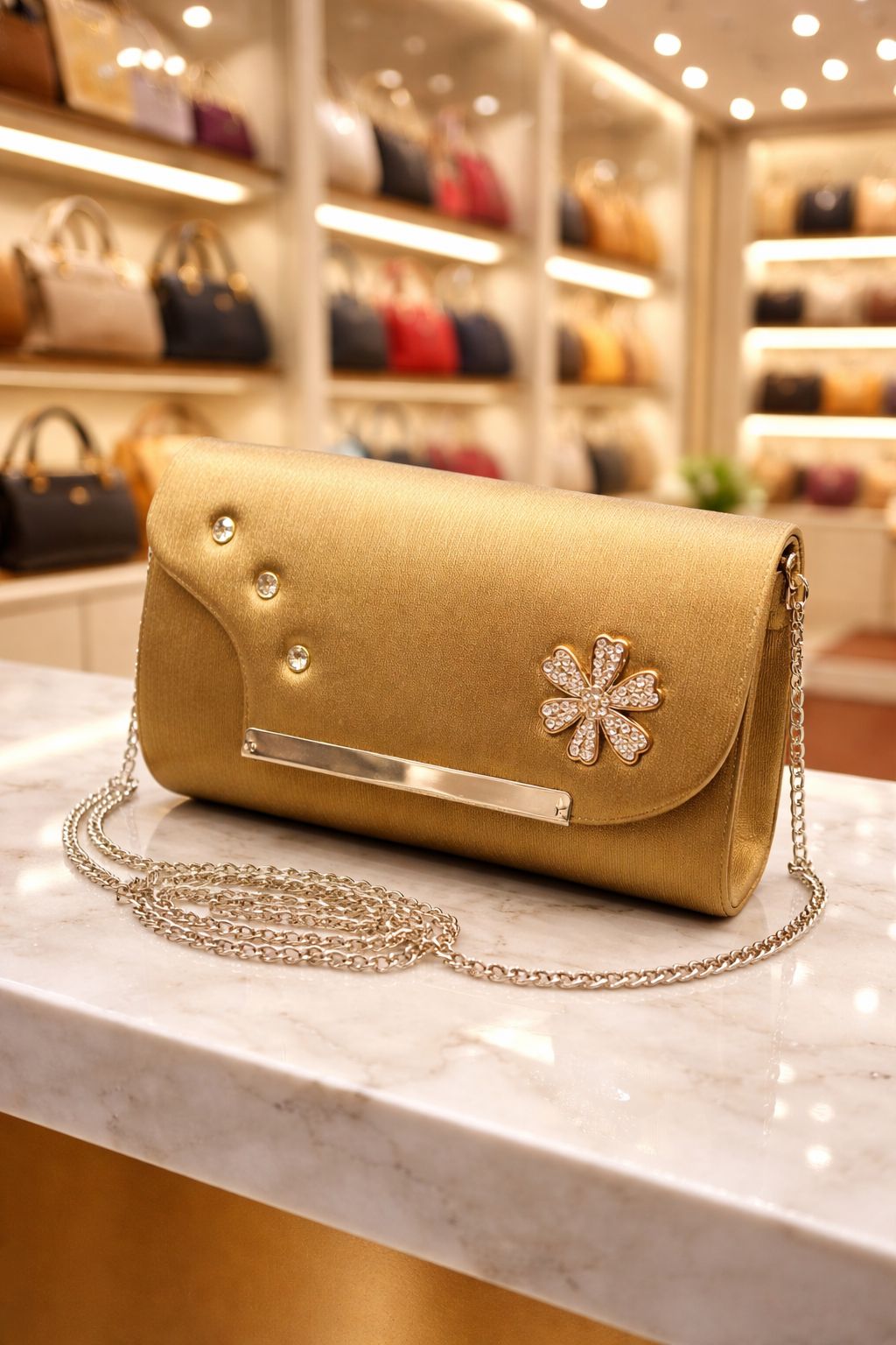 Stylish Floral Party Clutch
