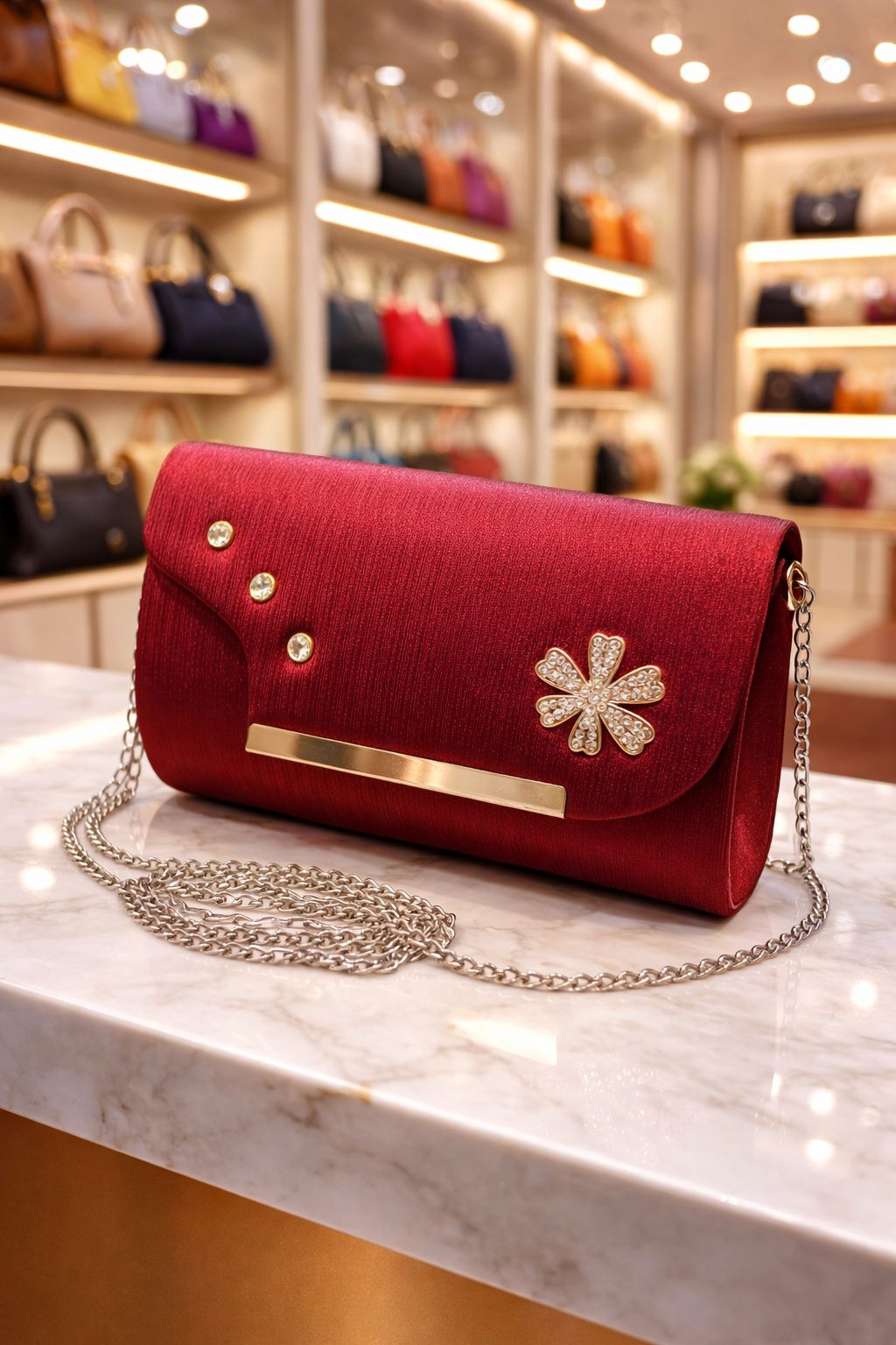 Stylish Floral Party Clutch