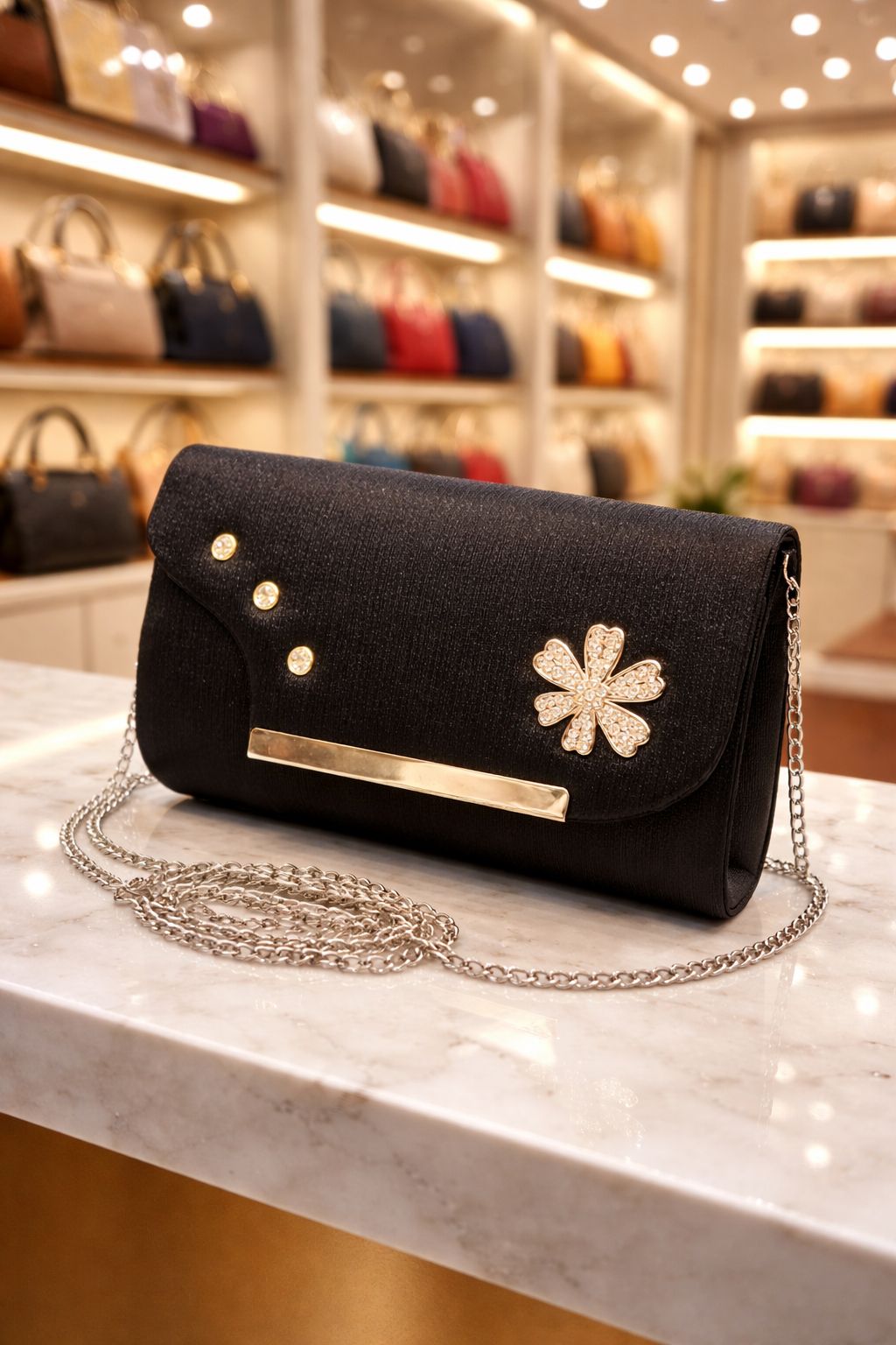 Stylish Floral Party Clutch