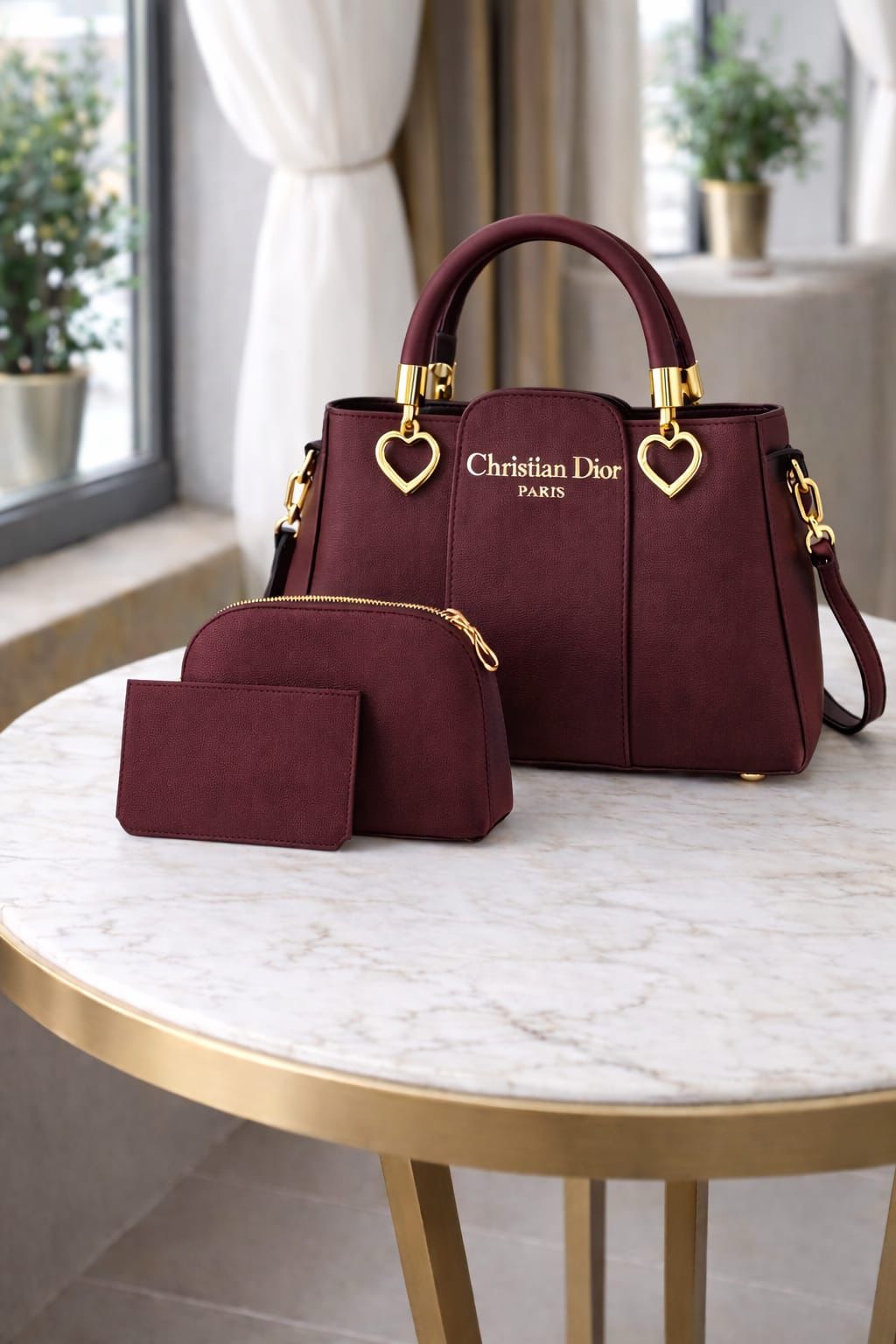 Elegant Designer Style 3-Piece Bag Set
