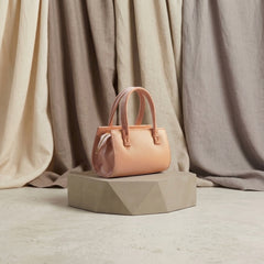 Elegant Woven Mini Top Handle Handbag