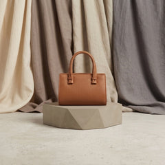 Elegant Woven Mini Top Handle Handbag