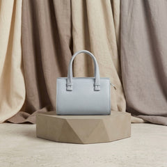 Elegant Woven Mini Top Handle Handbag