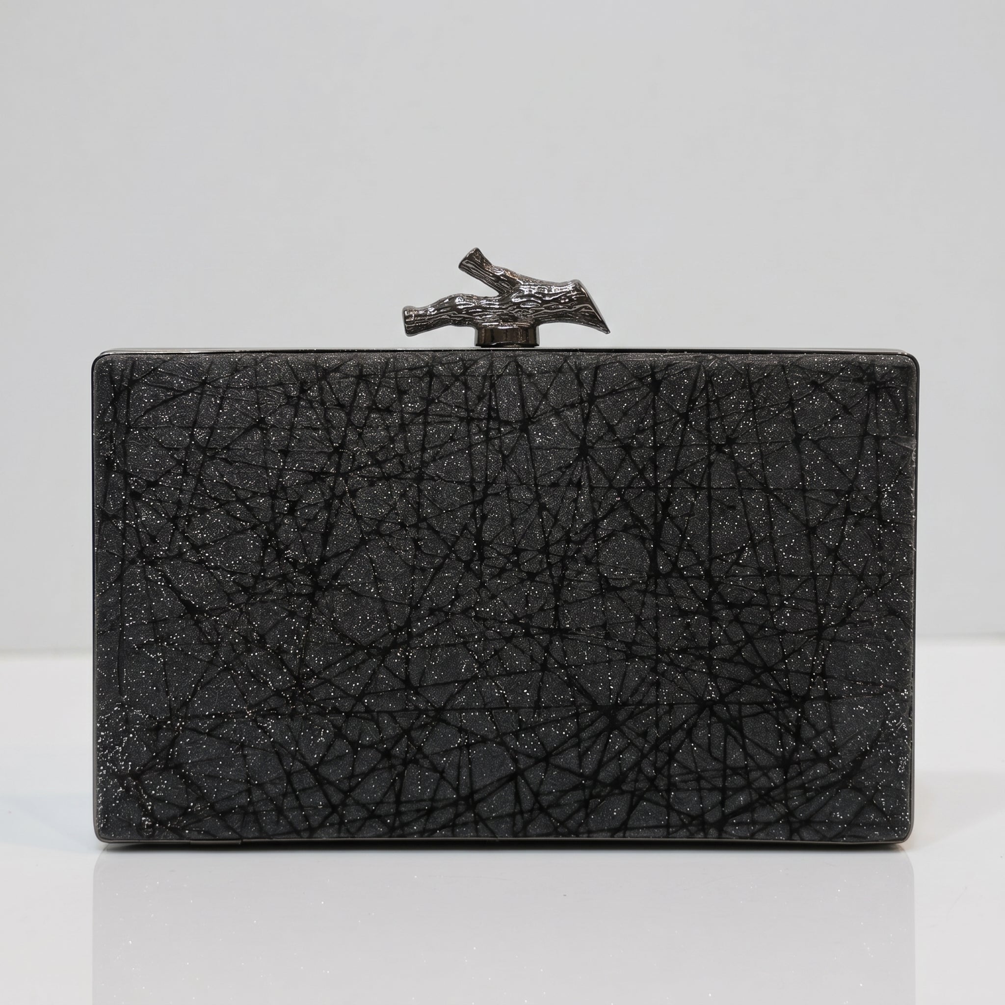 Luxury Glitter Box Clutch