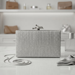 Luxury Glitter Box Clutch