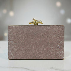 Luxury Glitter Box Clutch
