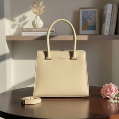 Women's Top Handle Handbag with Detachable Strap